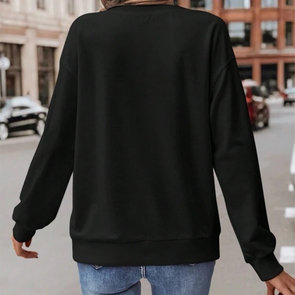 New black heart print sweatshirt - Picture 6 of 7